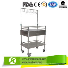 Edelstahl-medizinischer Infusions-Behandlung-Trolley (CER / FDA / ISO)